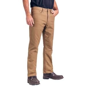 Weatherproof Pants Mens Brown Vintage Fleece-Lined 36x34 Canvas Straight Leg